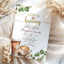 Bruidsshowers met koffiepret