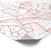 Bruidsshowers Welkom Bord Blingy Glamour Bruid Poster (Hoek)