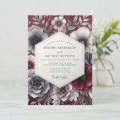 Bruidssieraden Garnet Gloaming Posy Kaart (Staand voorkant)