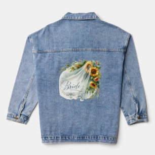 Bruidssluier Zonnebloem Denim Jacket