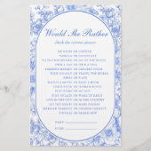 Bruidsspel zou ze liever iets blauw (Voorkant)