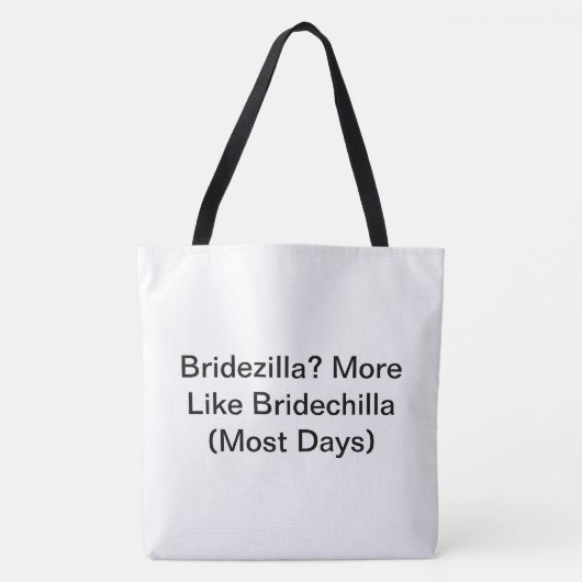 Bruidsspullen - Canvas tas (Voorkant)