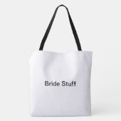 Bruidsspullen - Canvas tas (Achterkant)