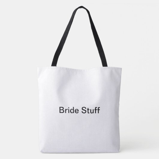 Bruidsspullen - Canvas tas (Achterkant)