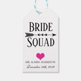 BRUIDSSQUAD BRUIDSPARTIJ CADOETIKET CADEAULABEL