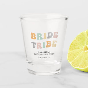 Bruidsstam aangepaste vrijgezellenfeest klassieke shot glas