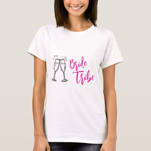 Bruidsstam Afscheidscadeau Meisjes  T-shirt (Voorkant)