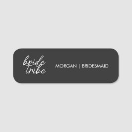 Bruidsstam | Bachelorette Bruidsmeisje Modern Naamplaatje