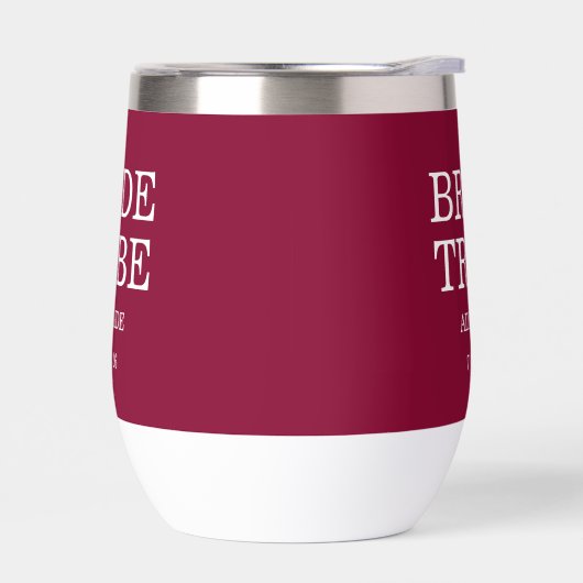 Bruidsstam Bruidsfeest Cranberry Rood (Links)