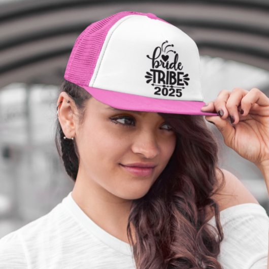 Bruidsstam Bruidsmeisjes Jonge Meisjes Bruiloft Tr Trucker Pet