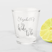 Bruidsstam Bruidsmeisjes Shot Glas (Voorkant)