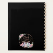 Bruidsstam Custom Naam Bachelorette Feestje Planner (Achterkant)