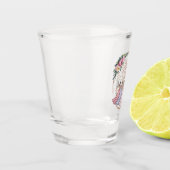Bruidsstam Custom Naam Bachelorette Feestje Shot Glas (Links)