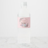 Bruidsstam Custom Naam Bachelorette Feestje Waterfles Etiket (Voorkant)