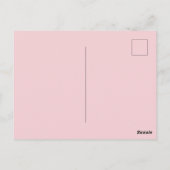 Bruidsstam Custom Naam Verlovingsfeestje Briefkaart (Achterkant)