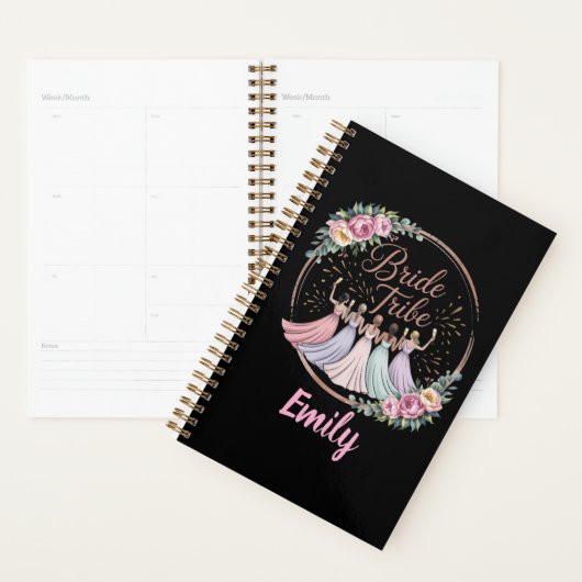 Bruidsstam Custom Naam Verlovingsfeestje Planner (Display)