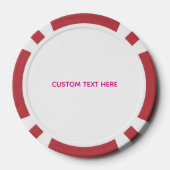 Bruidsstam Custom Naam Verlovingsfeestje Poker Chips (Achterkant)