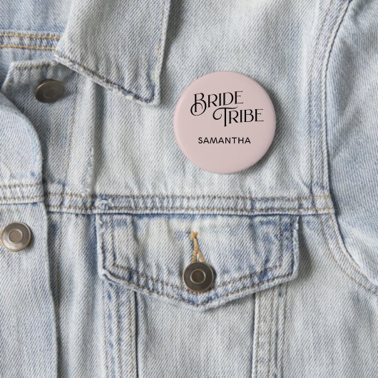 Bruidsstam Dusty Rose Bruidsmeisje Ronde Button 5,7 Cm (In situ)