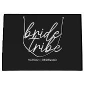 Bruidsstam | Getuige Bruidsmeisje Modern Groot Cadeauzakje (Voorkant)