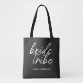 Bruidsstam | Getuige van de bruid Moderner Trouwju Tote Bag (Voorkant)