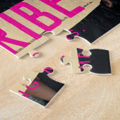 Bruidsstam herinneringsfoto bruidsmeisjes cadeau legpuzzel (Zijkant)