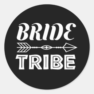 Bruidsstam ronde sticker