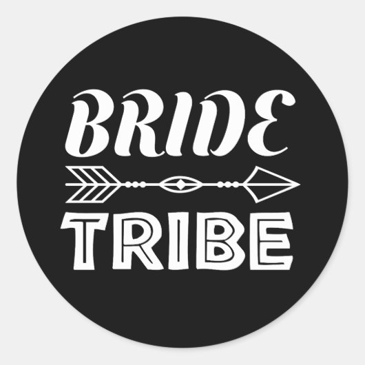 Bruidsstam   ronde sticker (Voorkant)
