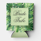 Bruidsstam | Trendy Tropisch Bachelorette-feest Blikjeskoeler (Voorkant)