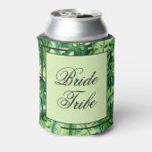 Bruidsstam | Trendy Tropisch Bachelorette-feest Blikjeskoeler (Blikje Achterkant)