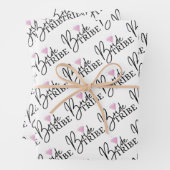 Bruidsstam Wrap Papier Plat Vellen Set van 3 (In situ)