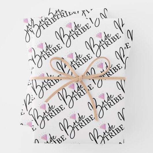 Bruidsstam Wrap Papier Plat Vellen Set van 3 (In situ)