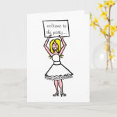 Bruidsstoet Kaart (Gele Bloem)