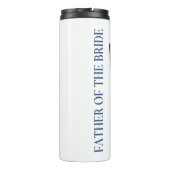 Bruidsstoet Vader van de bruid Thermosbeker (Achterkant)