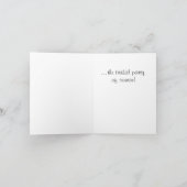 Bruidsstoetkaart Kaart (Binnen)