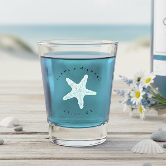 Bruidsstrand Zeeschuim Zeester ID837 Shot Glas