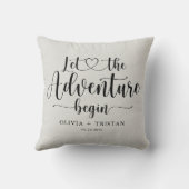 Bruidsstuk Huwelijksgeschenk  Kussen (Achterkant)