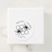 Bruidstaaklabel 'Bestemd om bij te zijn' Bedankjes Labels (In situ)