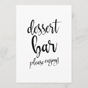 Bruidstaart Bar Betaalbare Calligrafie Bruiloft Bo Kaart