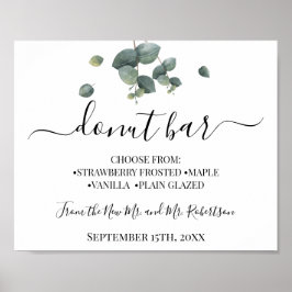 Bruidstaart Bar Zoetigheden Tafel Trouwreceptie Bo Poster