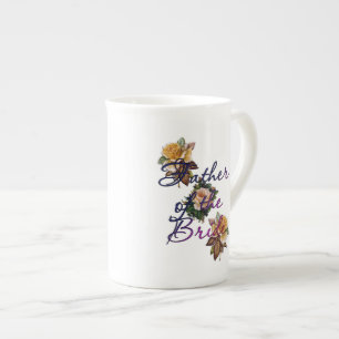 Bruidstaart Bloemen Porselein Kop