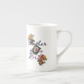 Bruidstaart Bloemen Porselein Kop (Rechts)
