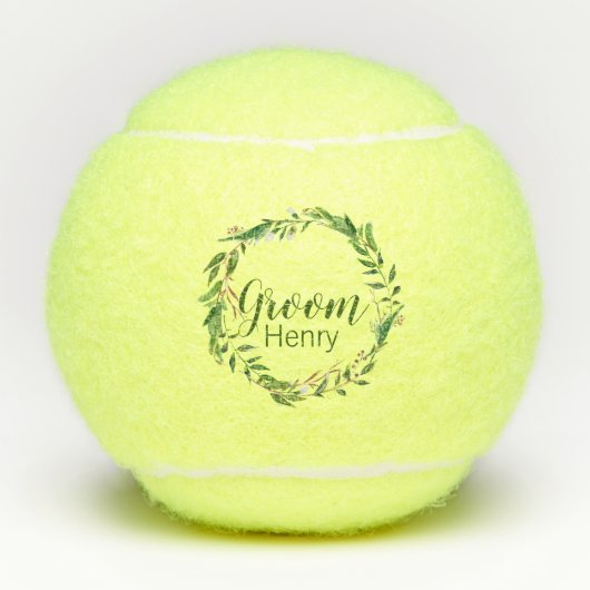 Bruidstaart Bruiloft Geschenk Tennisballen (Voorkant)