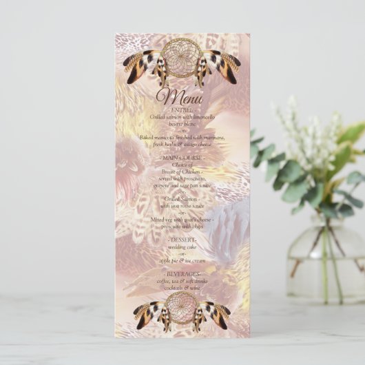 Bruidstaart Menu (Staand voorkant)