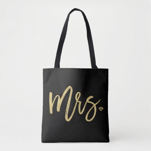 Bruidstas bruiloft tas voor bruidsmeisjes van Mrs  (Voorkant)