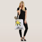 Bruidstas rug met citroenen tote bag (Op model)