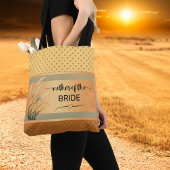 Bruidstas Terrracotta Pampas Gras Trouwtas Tote Bag