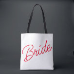 Bruidstas Tote Bag<br><div class="desc">Boodschappentas voor bruiloft van bruid.</div>