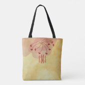 Bruidstas Trousseau Bloementas Aziatisch Geïnspire Tote Bag (Achterkant)