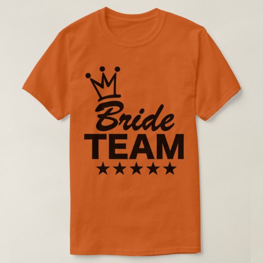 Bruidsteam 5 t-shirt (Design voorkant)