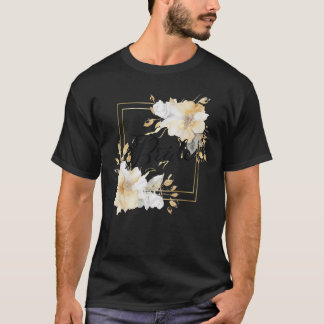 Bruidsteam Bruidsmeisje Trouw Bruiloft Bloem T-shirt